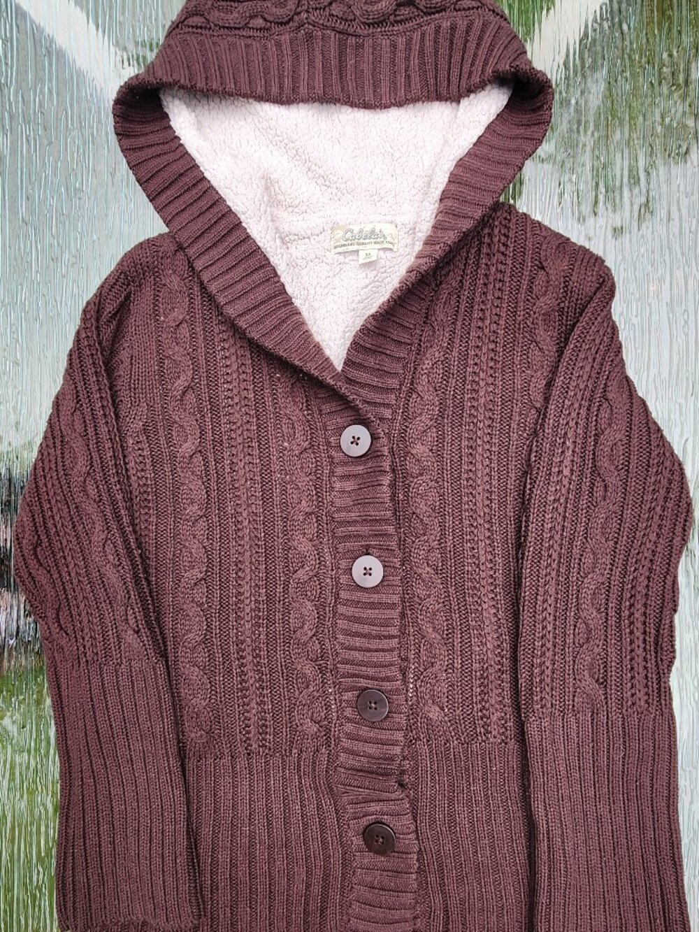 Cabelas Womens Medium Sherpa Lined Sweater